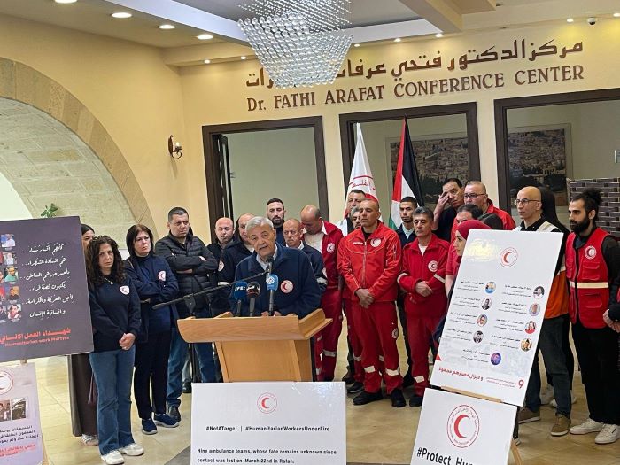 خلال المؤتمر الصحفي 